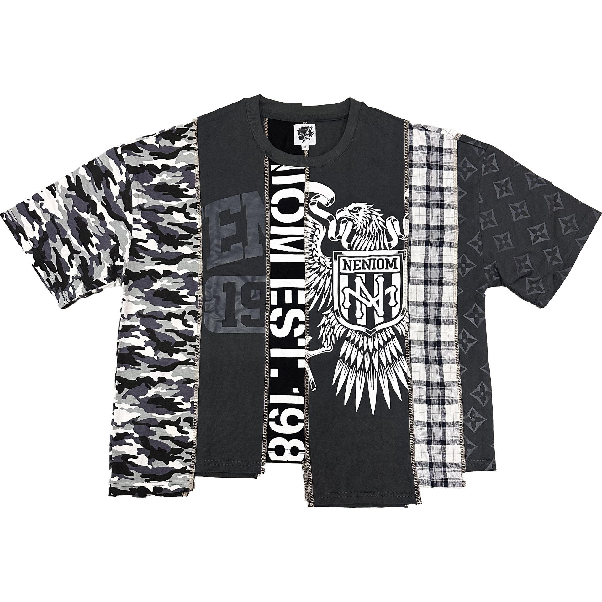 ★ LIMITED ★ NENIOM 6 CHOICE UNEVEN BOXY SHIRT OVERSIZED UNISEX STREETWEAR Y2K Neniom