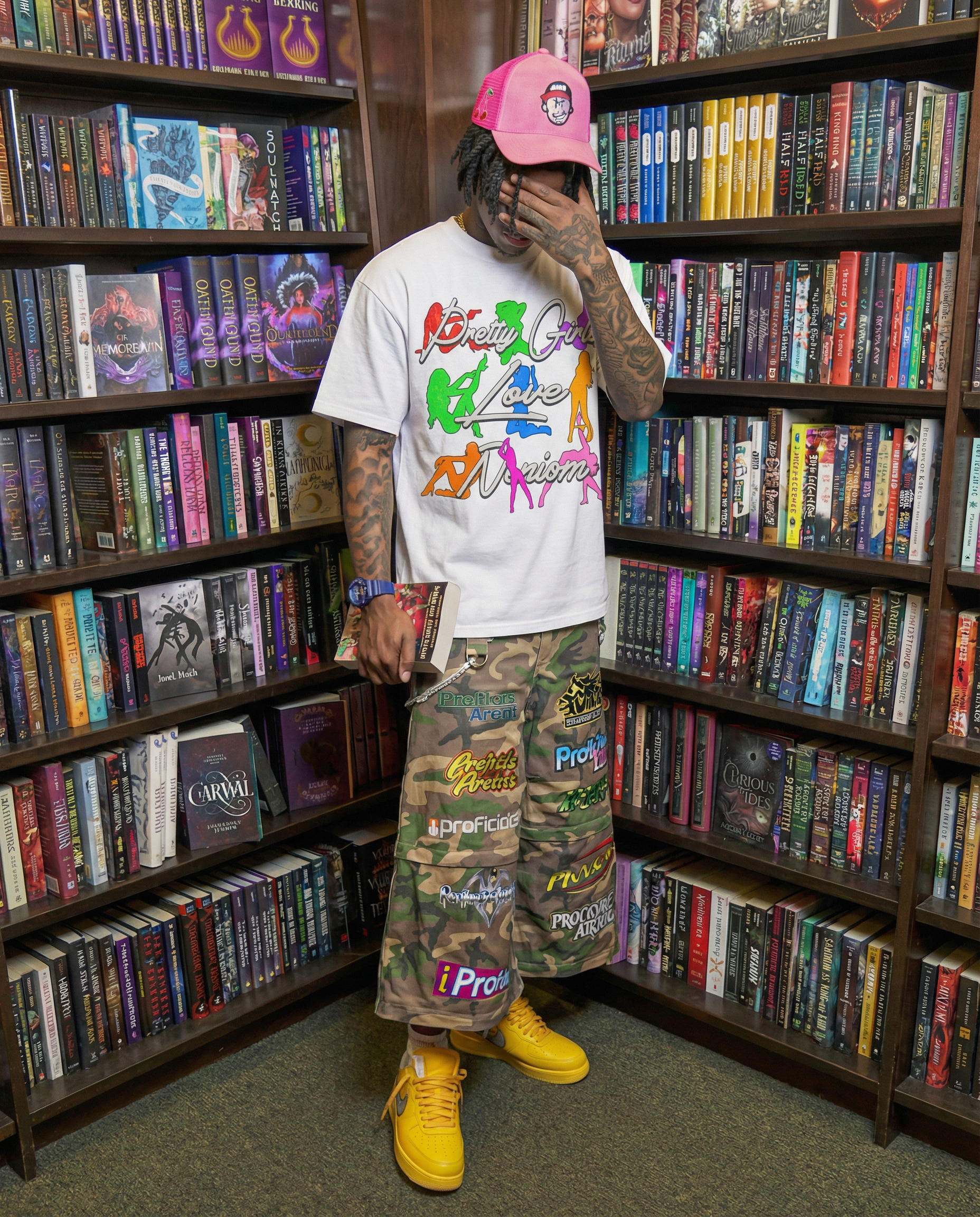 Pretty Girls Love Neniom Oversized Boxy T-shirt Streetwear Graphic Y2K