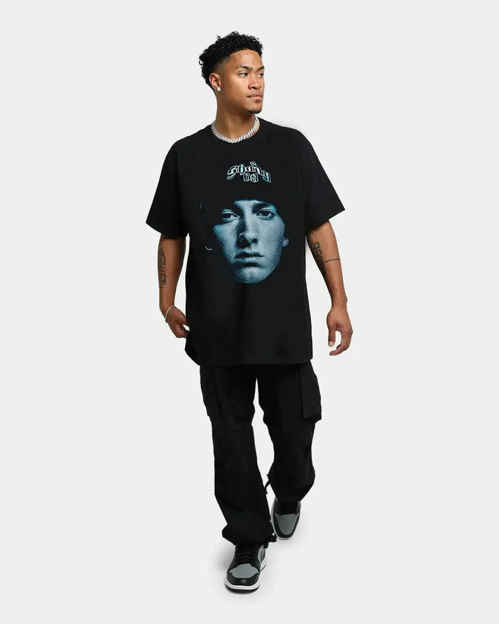EMINEM "SLIM SHADY" Boxy Vintage Shirt Graphic Rap Tee Streetwear Y2K Neniom