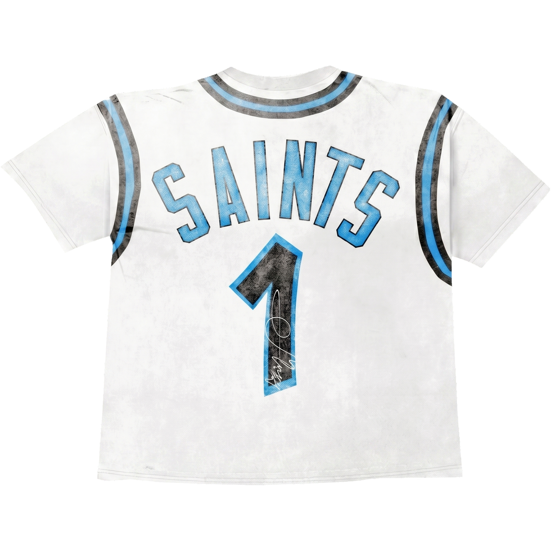 Vintage Sleezy Orlando Magic Basketball Jersey Oversized Boxy T-Shirt
