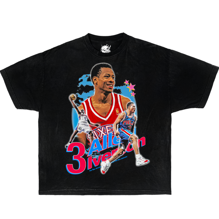 AI Iverson Philly Boxy Vintage Shirt Streetwear Y2K Graphic Basketball Tees Neniom