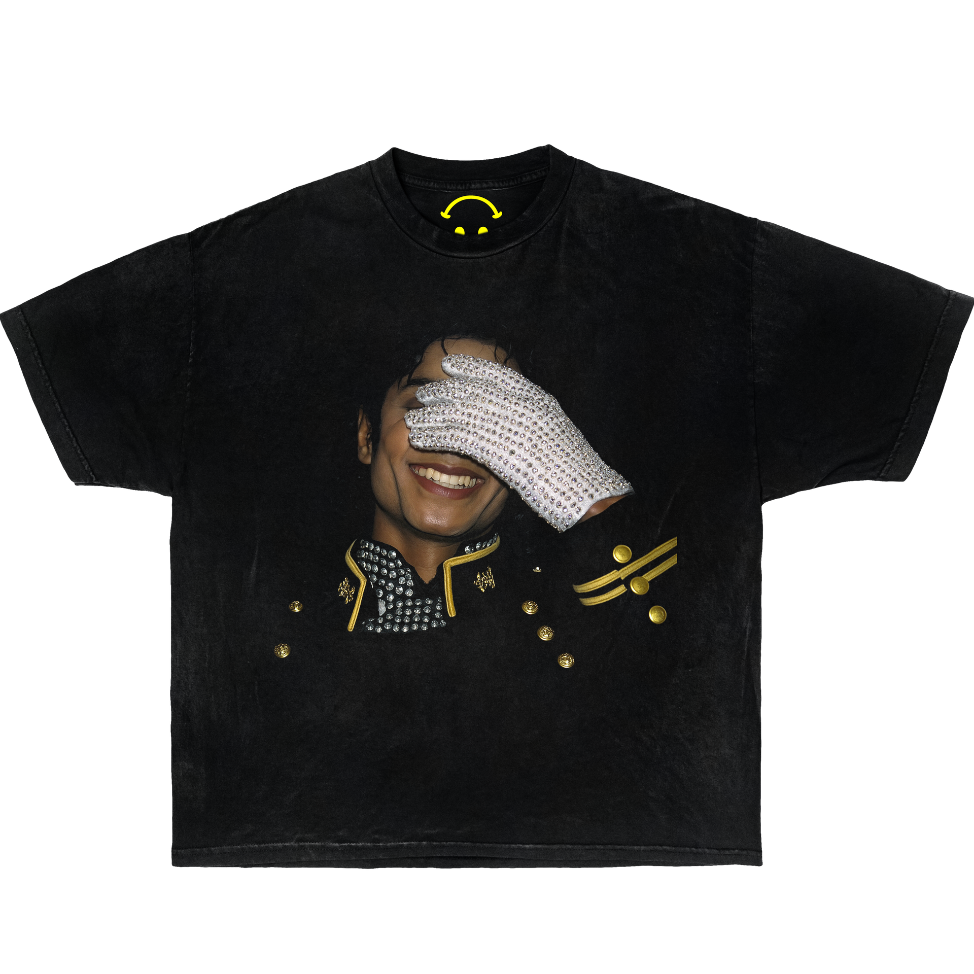 Michael Jackson MJ Glove Vintage T-Shirt Graphic Rap Tees Oversized Streetwear Y2K