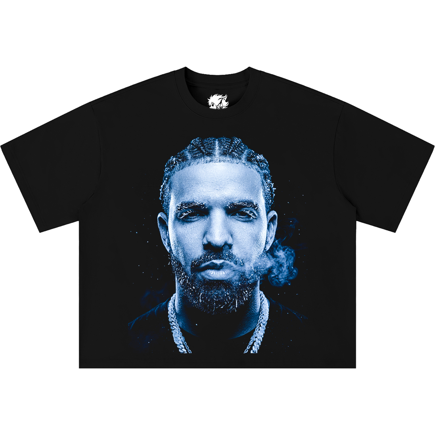 IceMan Drake Cold Boxy Shirt Vintage Bootleg Rap Tee Y2K Oversized Graphic Tee T-shirt