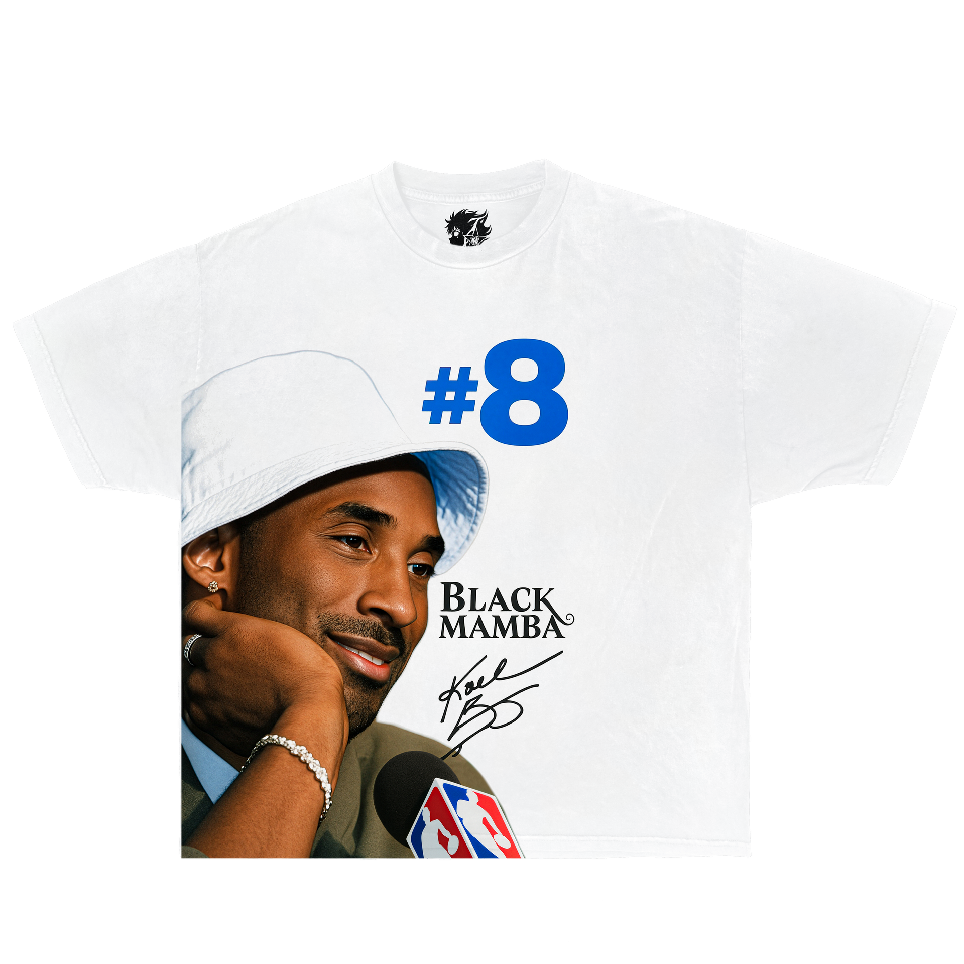 Kobe bryant interview shirt. boxy oversized kobe bryant t-shirt