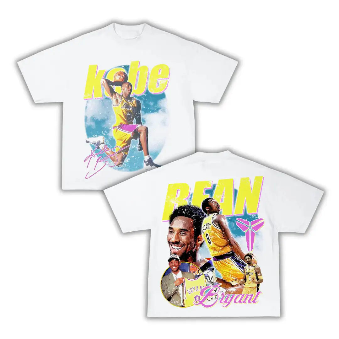 The Bean High Fly Kobe Boxy Vintage Graphic Shirt Basketball Tee Streetwear Y2K Neniom