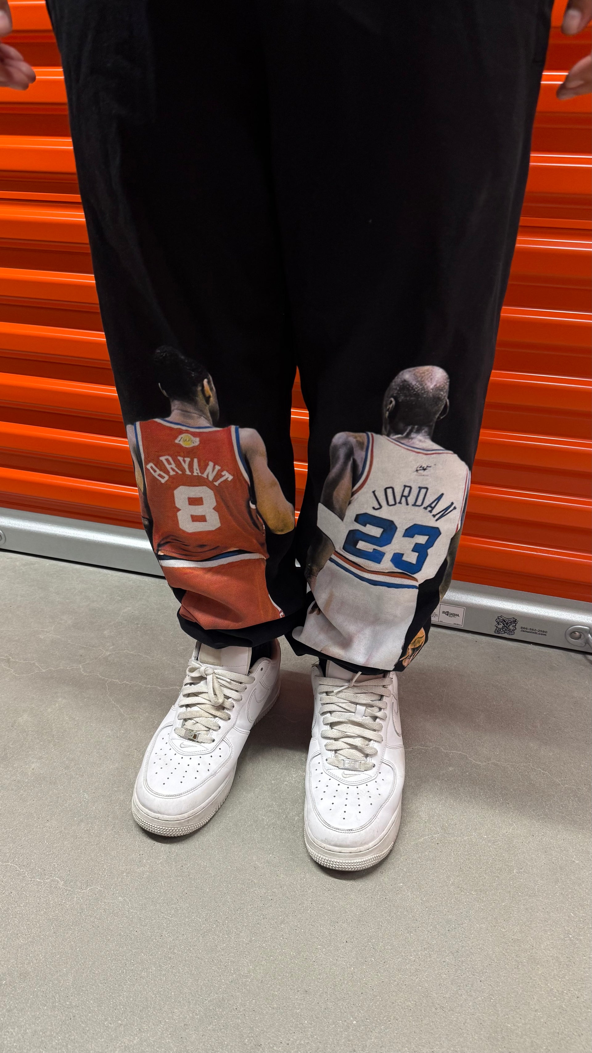 Jordan & Kobe Duel Loose Fit Cotton Jogger Sweatpants Streetwear Y2K Unisex Basketball Pants