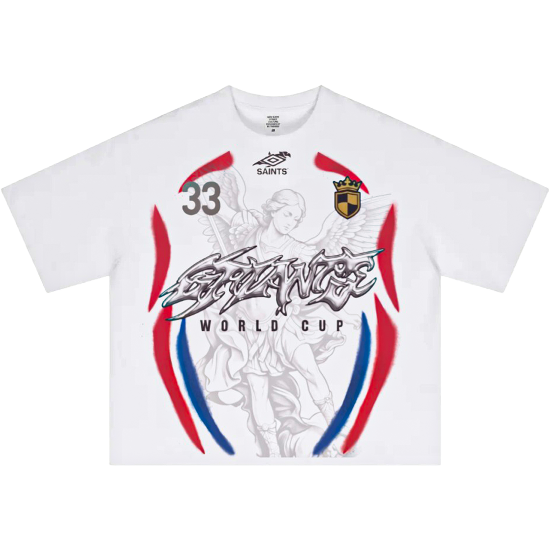 Guardian Angel Saints Bible Cup 33 Boxy Tee Shirt — Psalm 91:11