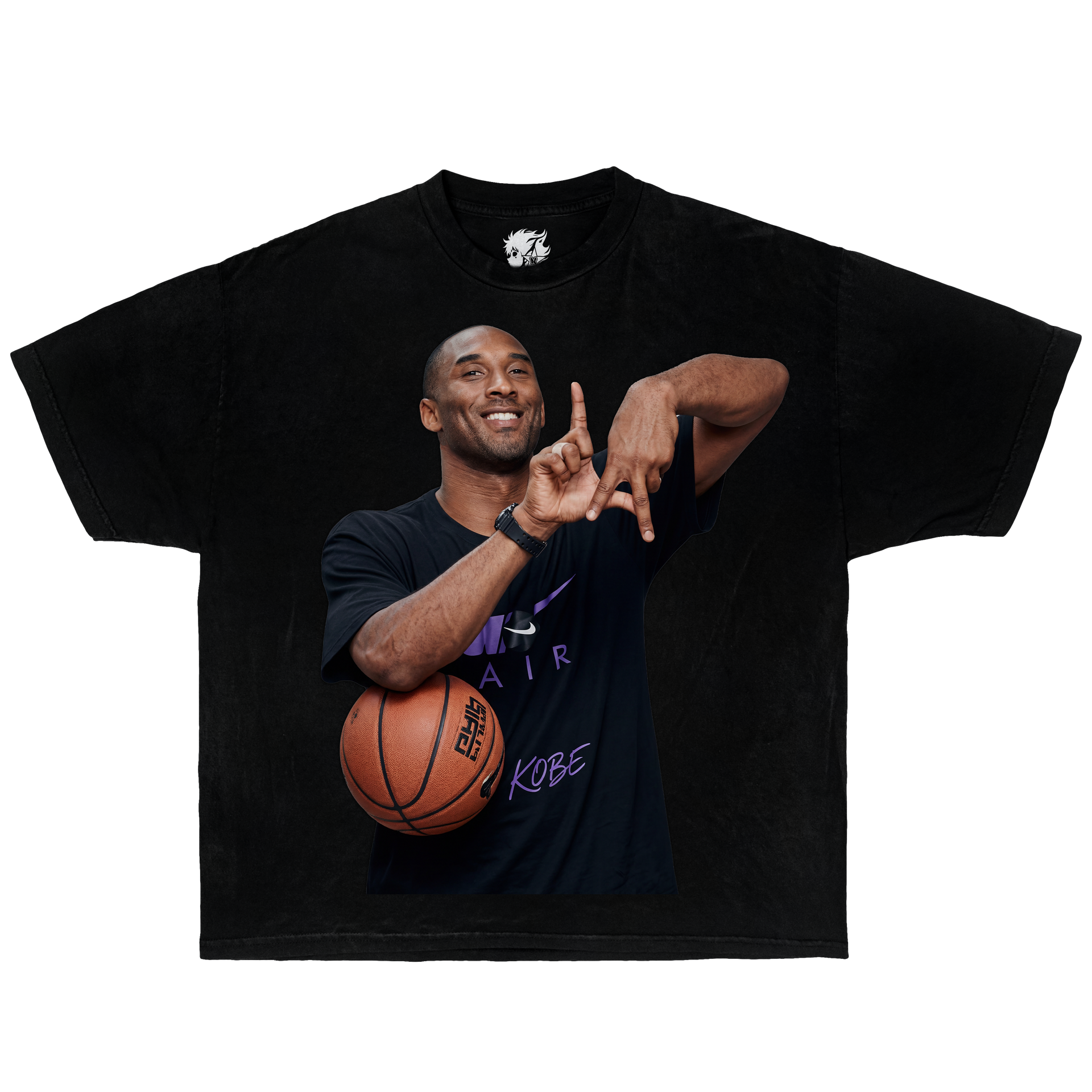 Kobe Bryant LA Oversized Boxy Shirt Basketball Streetwear Y2K Vintage