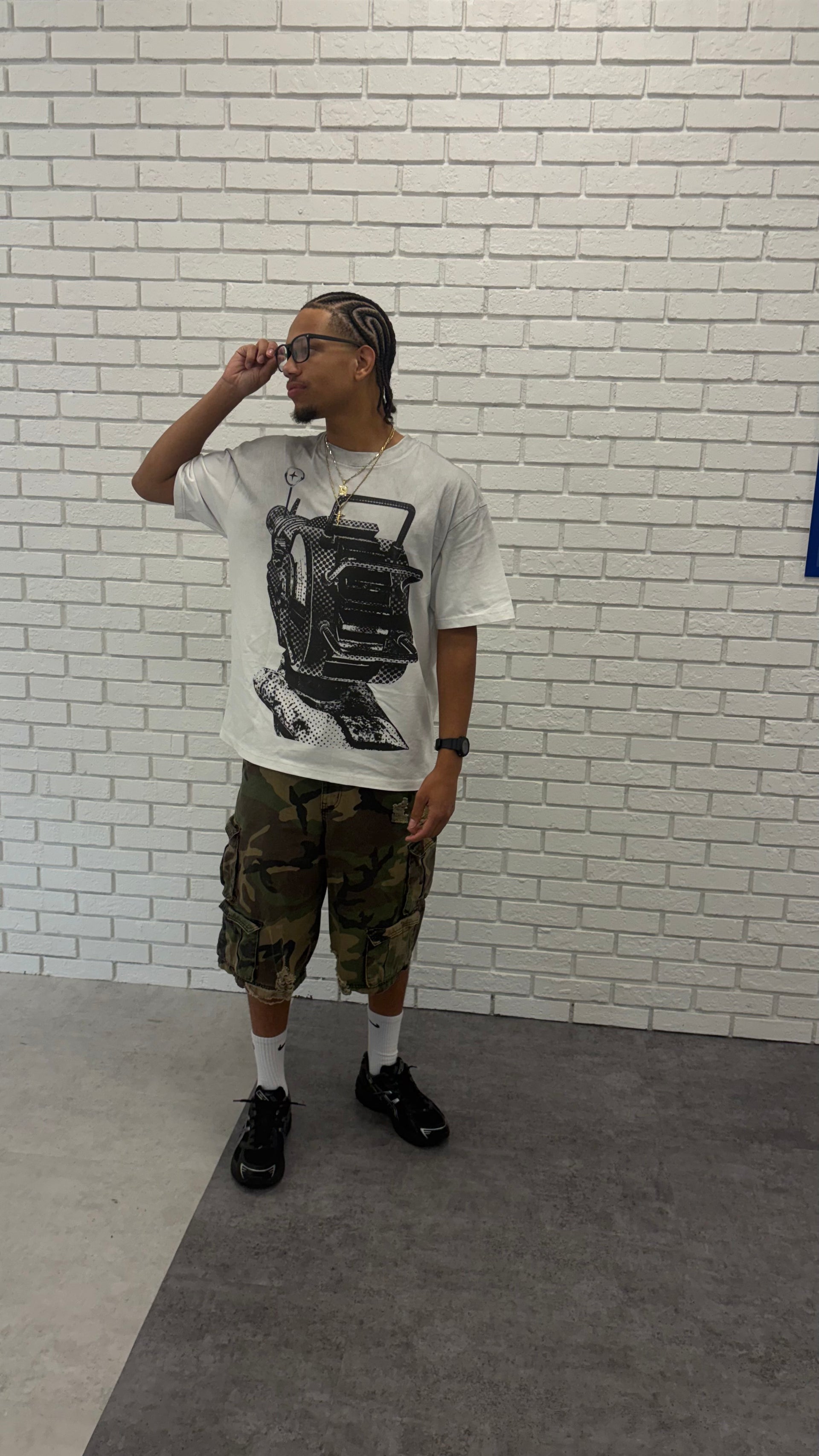 POV Raygun Heavyweight Washed Gradient Boxy Tee Shirt
