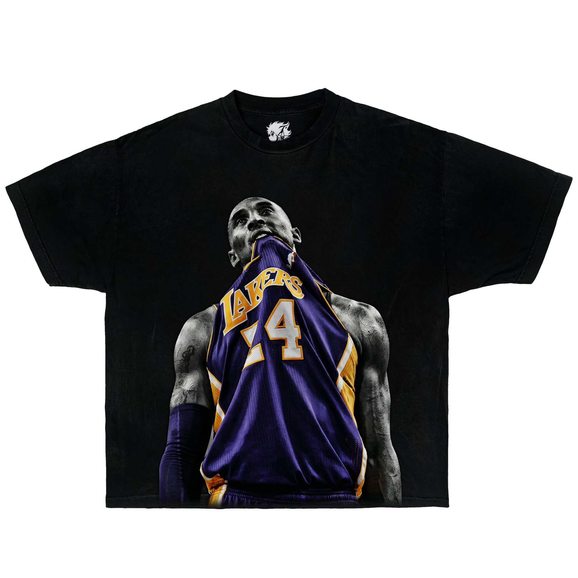 Jersey Bite Kobe Mamba Boxy Shirt Vintage Basketball Streetwear Y2K Oversized Graphic