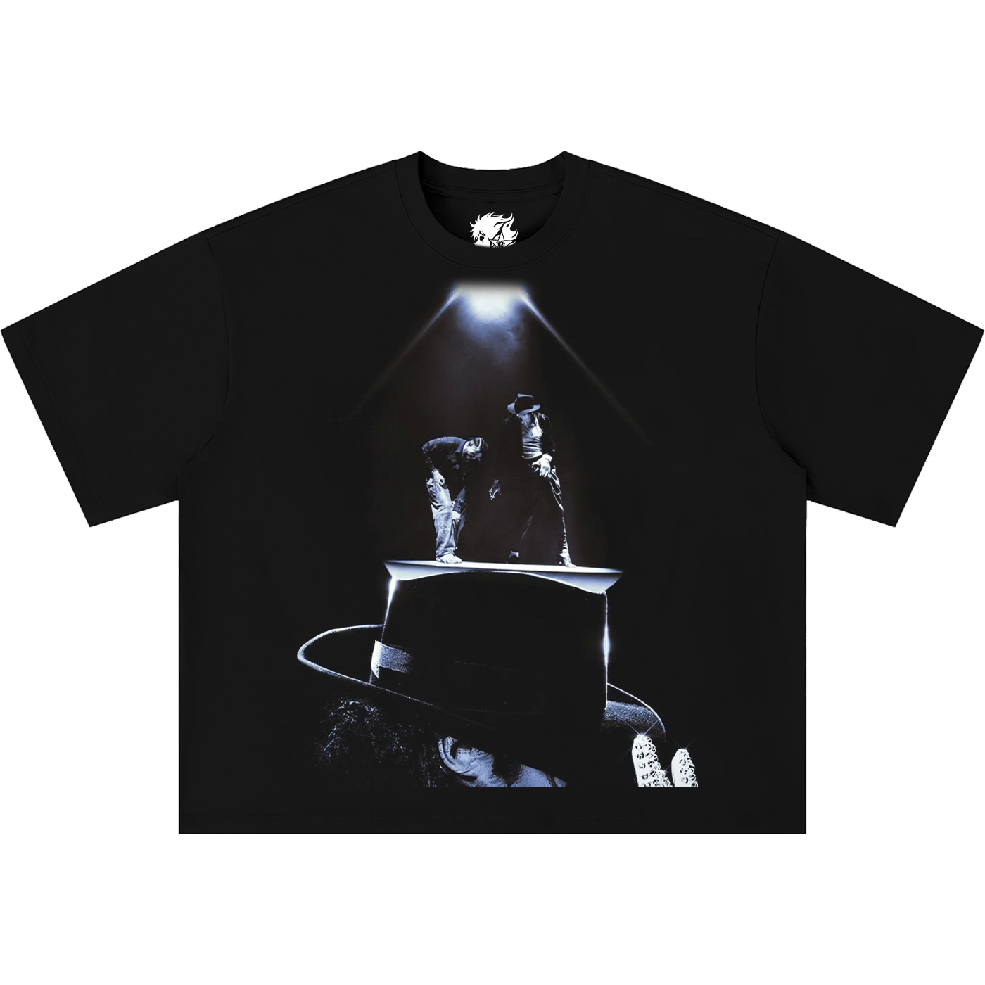 Drake & Michael Jackson Goat Show Boxy Shirt Vintage Streetwear Oversized Graphic Tee