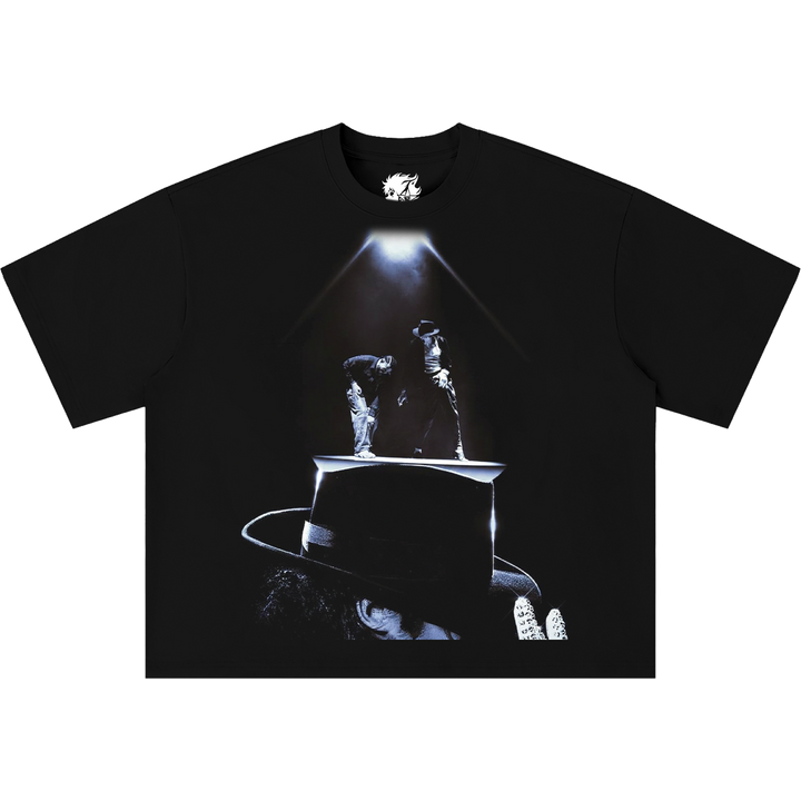 Drake & Michael Jackson Goat Show Boxy Shirt Vintage Streetwear Oversized Graphic Tee