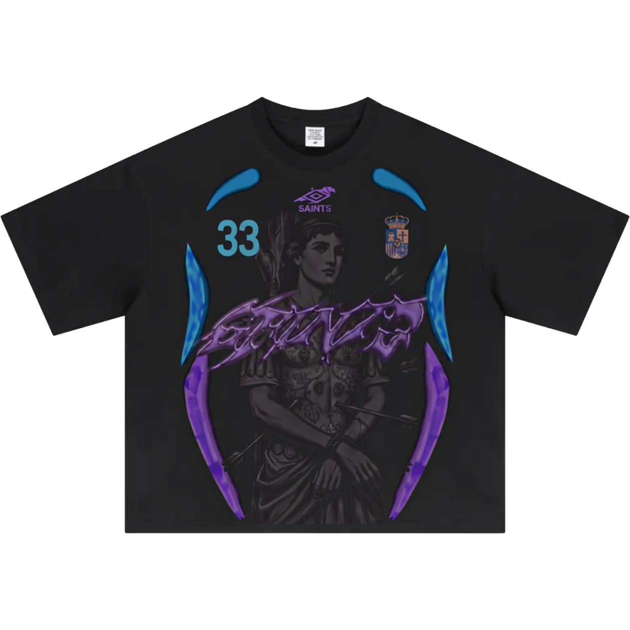 Shield of Faith Saints Bible Cup 33 Boxy Tee Shirt — Ephesians 6:16