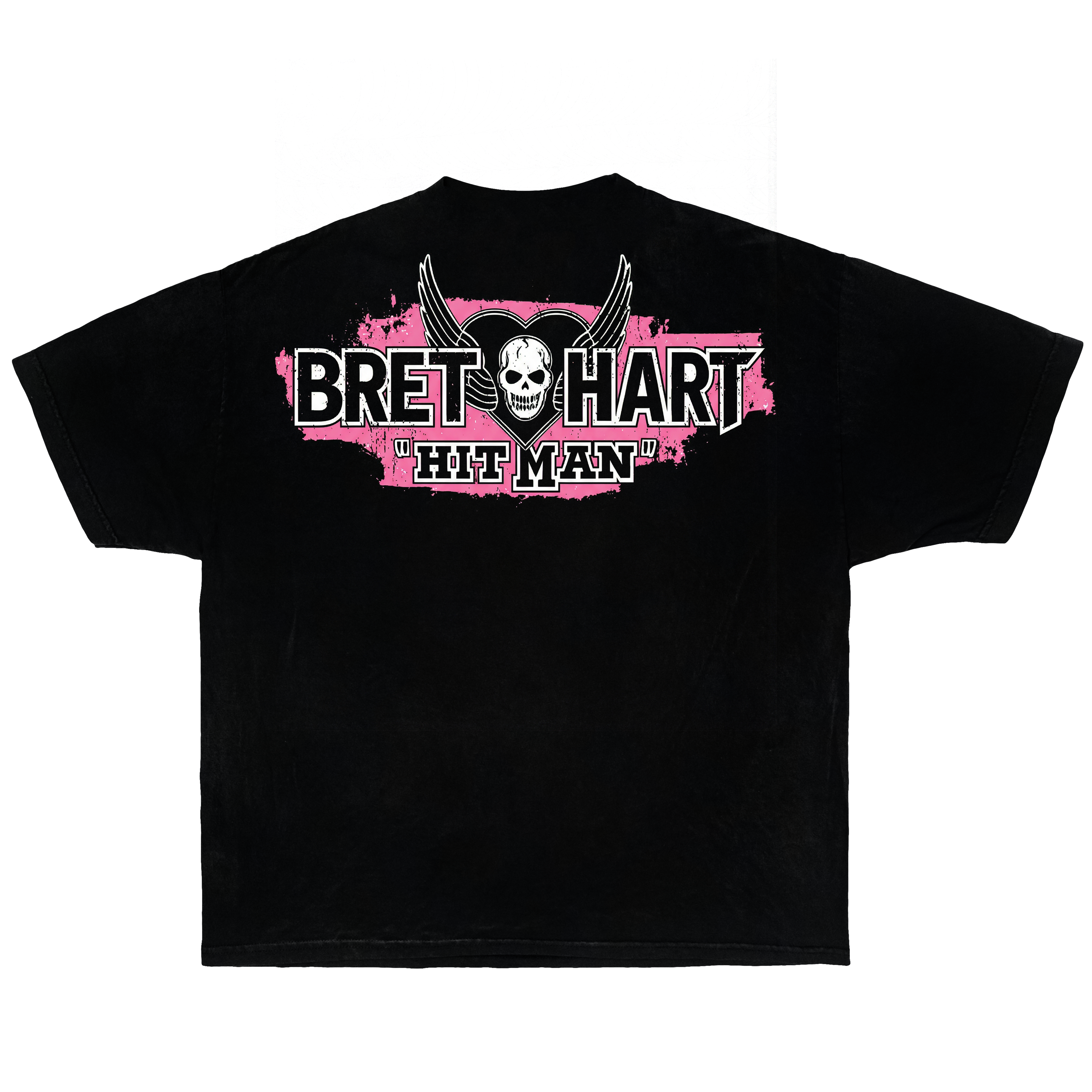 Bret Hart Hitman Boxy Shirt Vintage Wrestle Tee Streetwear Y2K Oversized Graphic - Neniom
