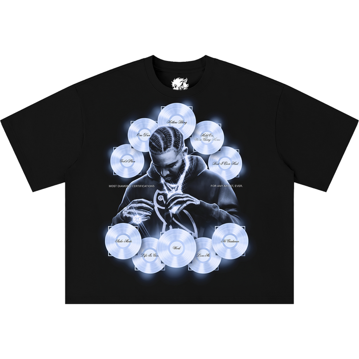 Drake Carrer Icon Boxy Shirt Vintage Bootleg Streetwear Oversized Graphic Tee