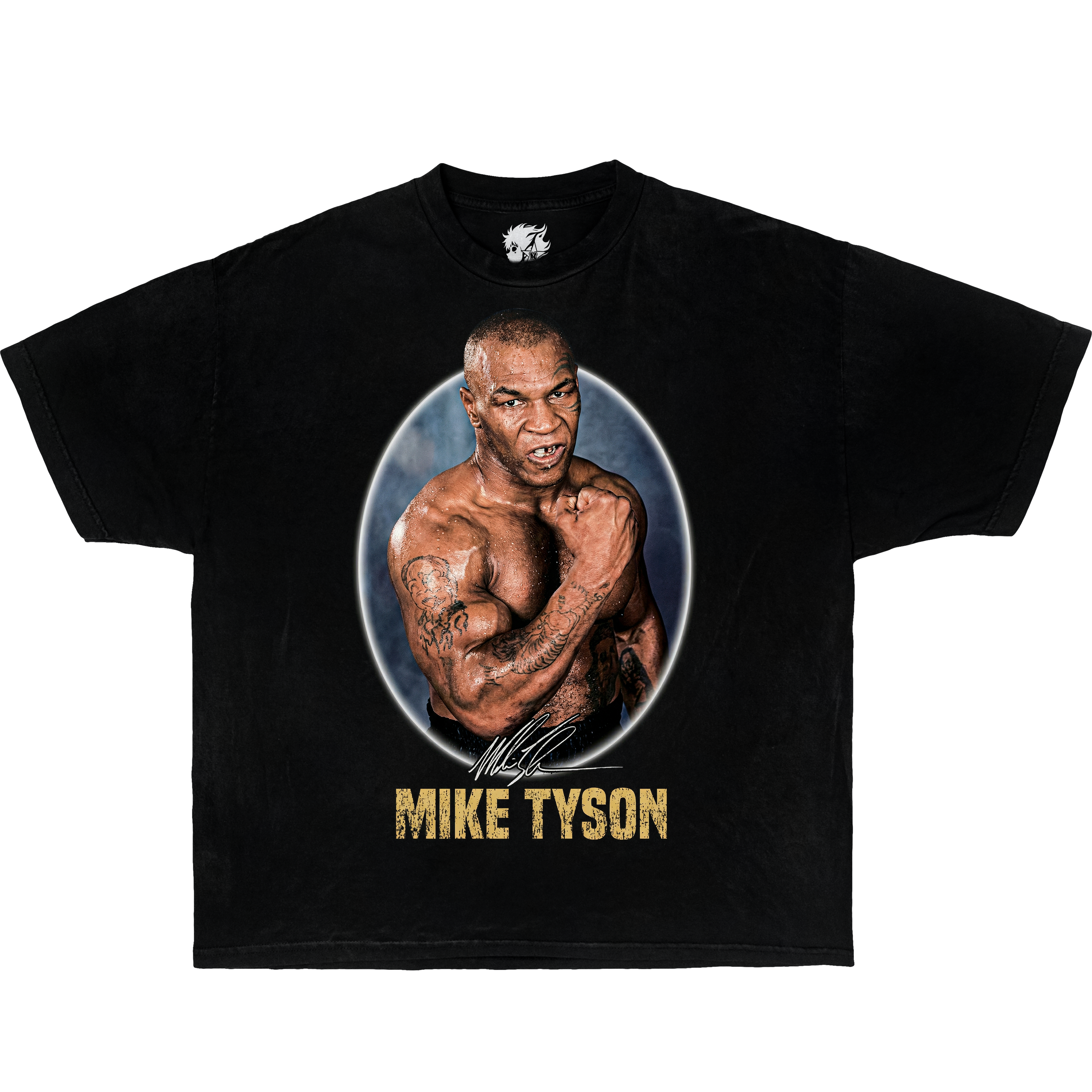 Angry Mike Tyson Boxy Shirt Vintage Boxing Tee Streetwear Y2K Oversized Graphic - Neniom