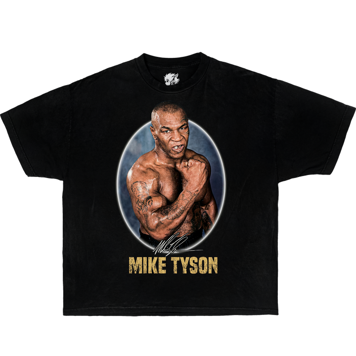 Angry Mike Tyson Boxy Shirt Vintage Boxing Tee Streetwear Y2K Oversized Graphic - Neniom