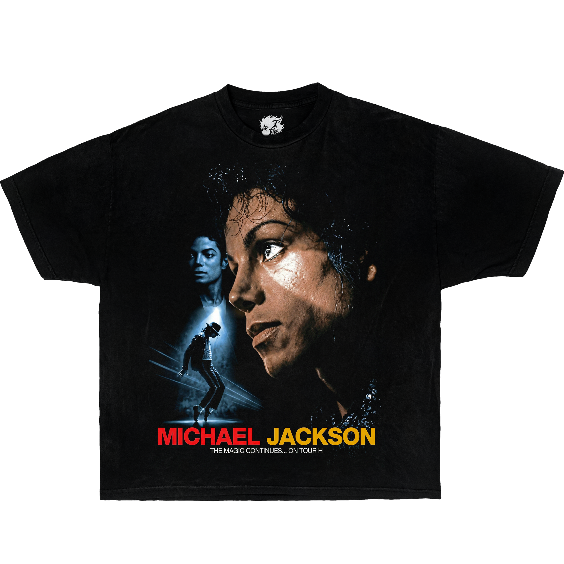 King of Pop Michael Jackson Boxy Shirt Vintage Tee Streetwear Y2K Oversized Graphic