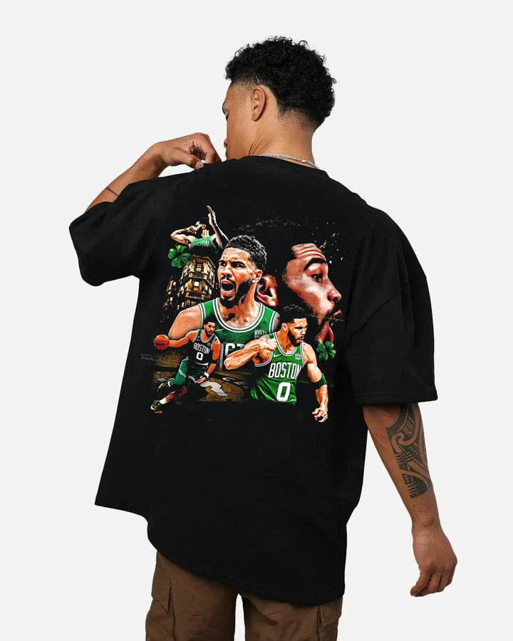 JAYSON TATUM CELTICS Boxy Vintage Shirt Streetwear Y2K Graphic Unisex Basketball Tees Neniom
