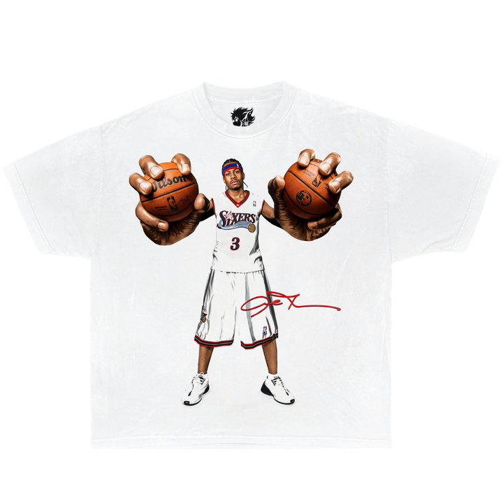 Allen Iverson Legend Shirt Vintage Basketball Boxy Tee Streetwear Y2K Oversized Graphic - Neniom
