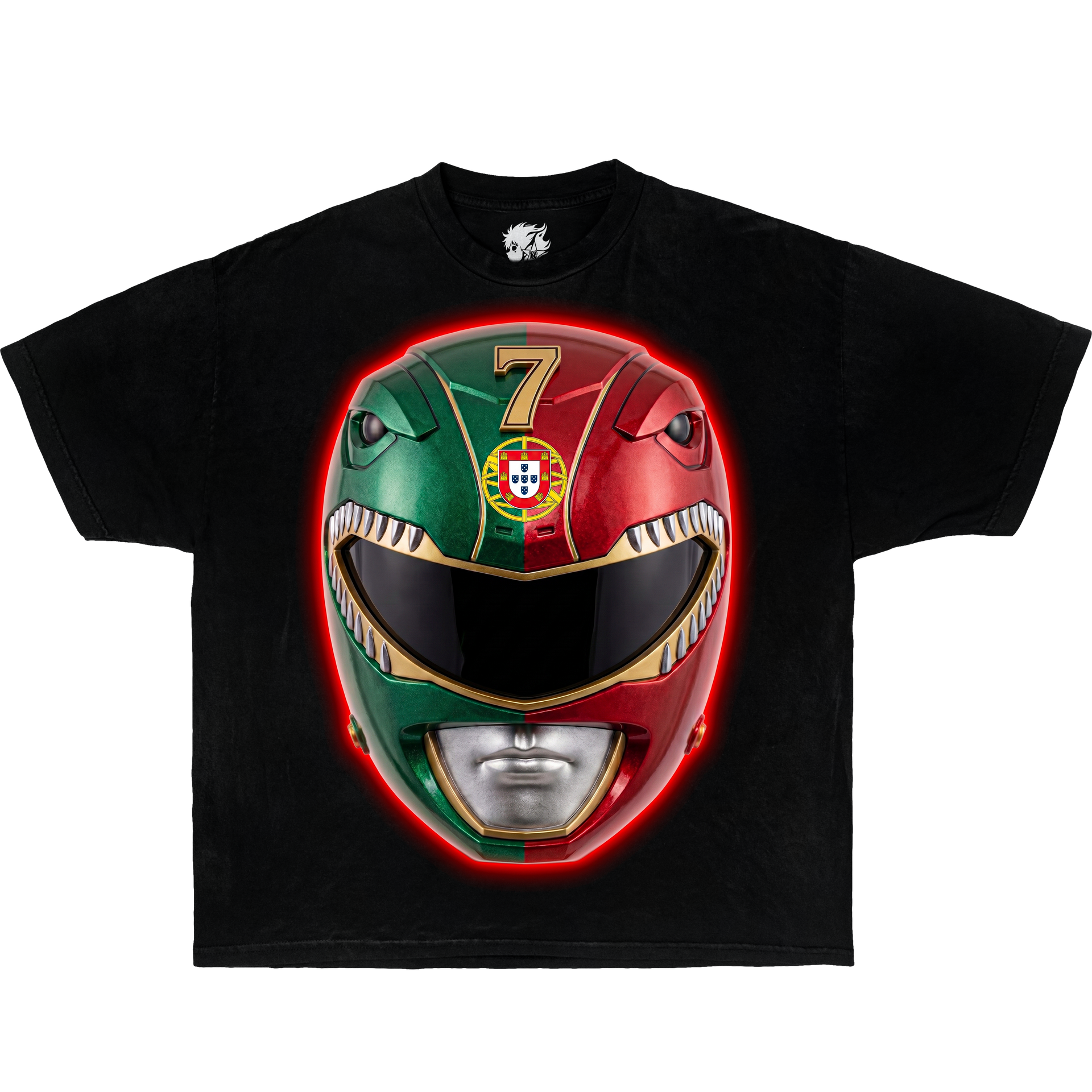 Portugal Ranger #7 Soccer World Cup Boxy Oversized Tee Shirt