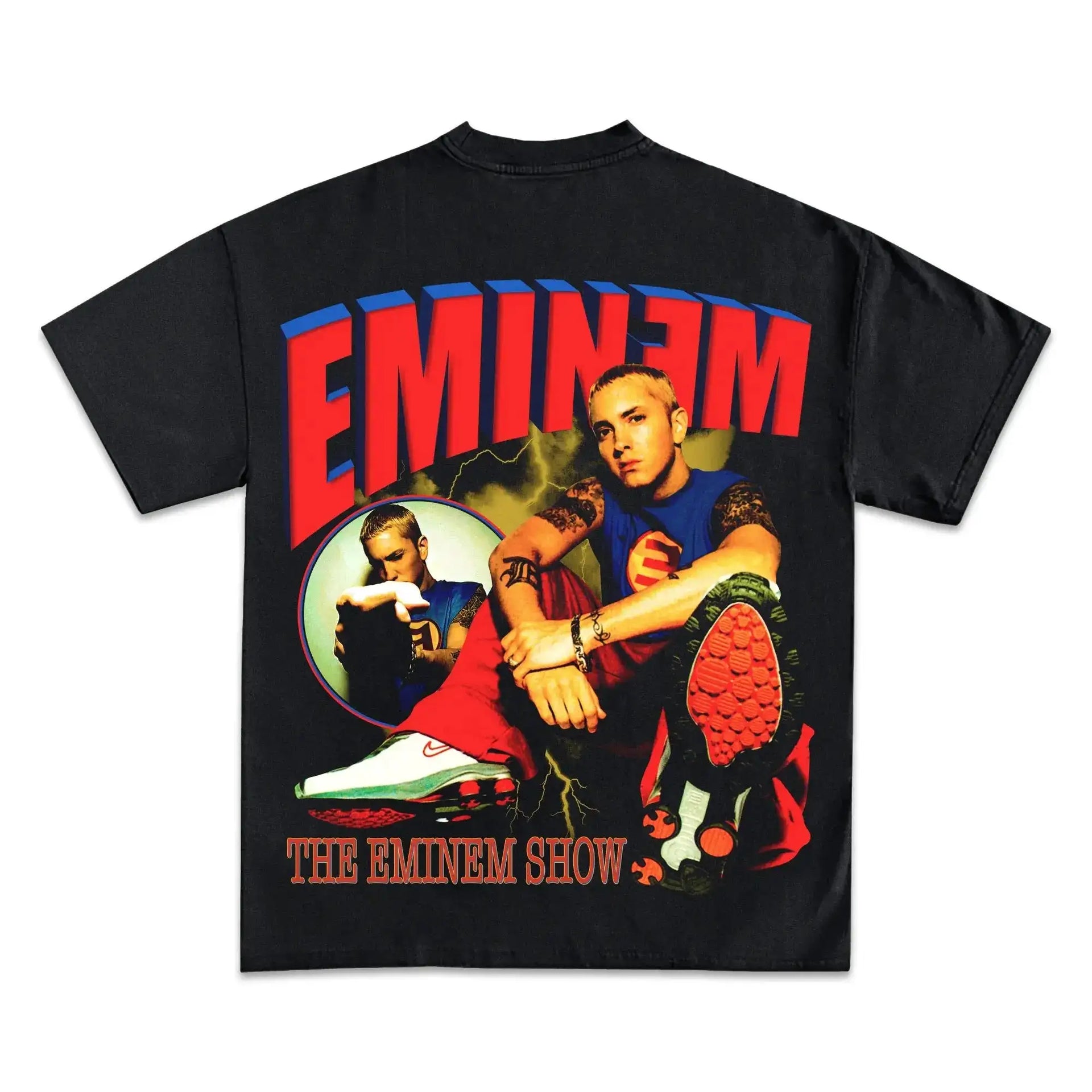 EMINEM Show Boxy Vintage Shirt Graphic Rap Tee Streetwear Y2K Neniom