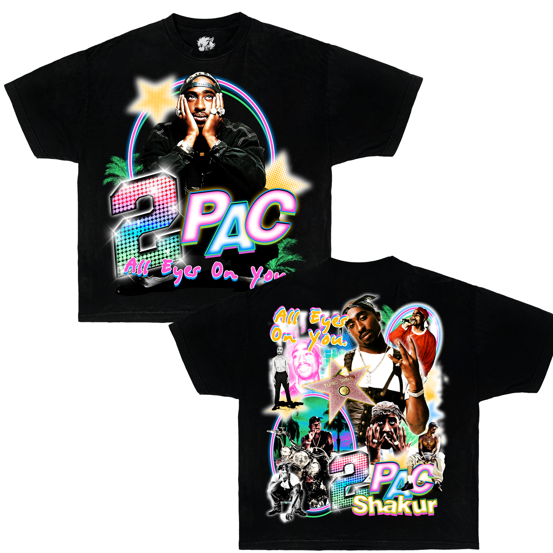 Tupac Hip Hop Boxy Vintage Shirt Oversized Streetwear Y2K Graphic Bootleg Tee