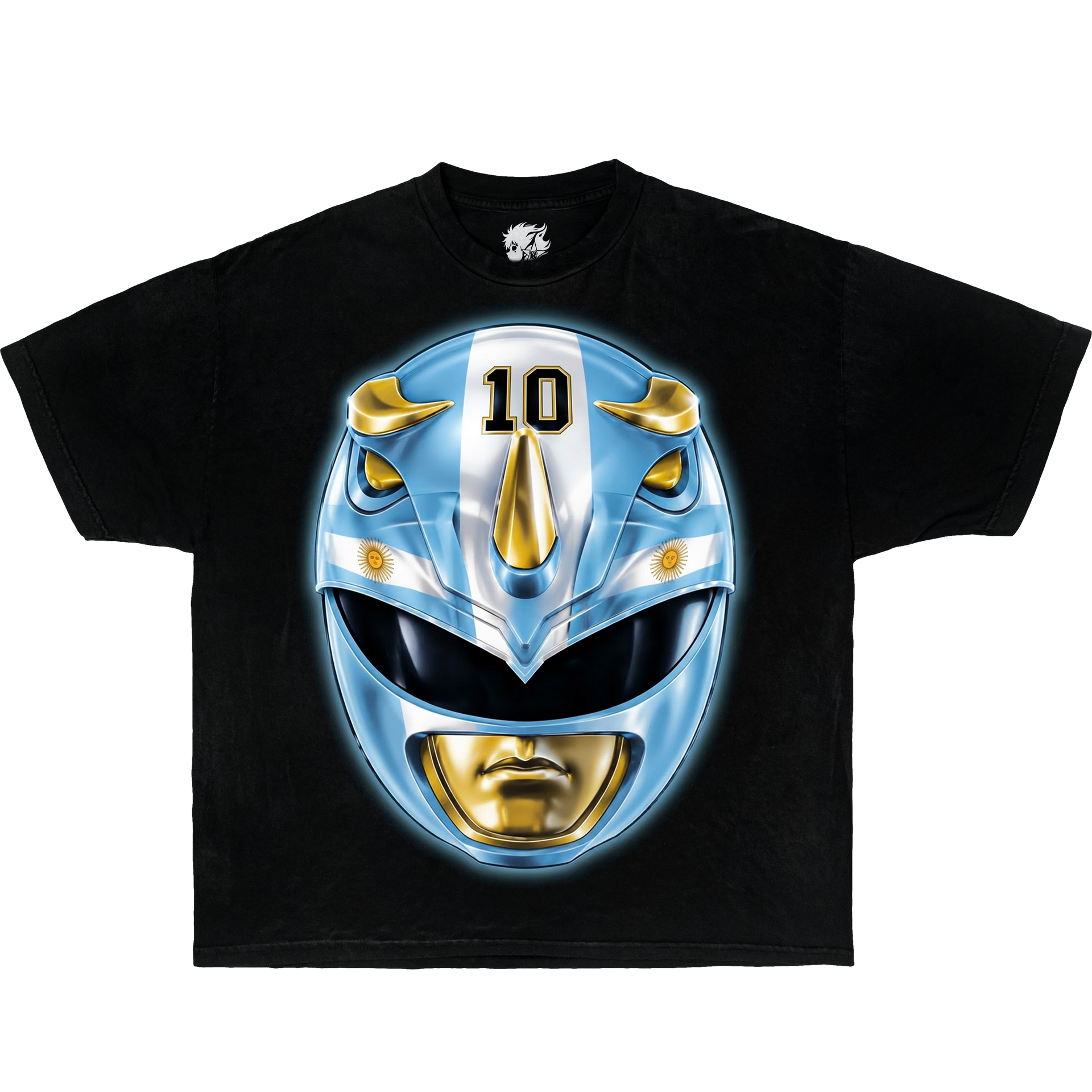 Argentina Ranger #10 Soccer World Cup Boxy Oversized Tee Shirt