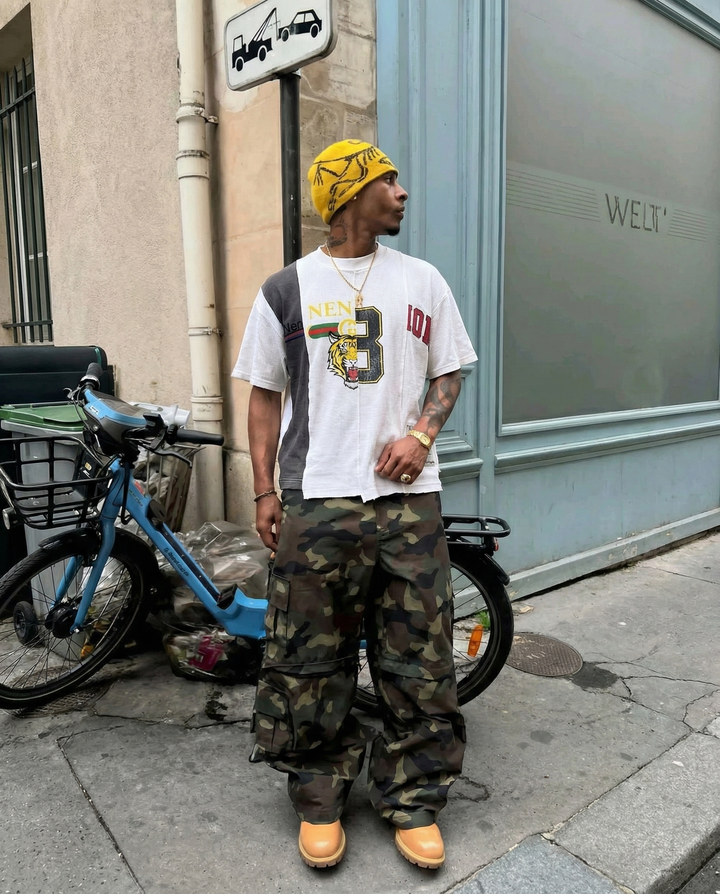 ★ LIMITED★ F*CK DESIGNERS UNEVEN SHIRT STREETWEAR OVERSIZED UNISEX Y2K - Neniom