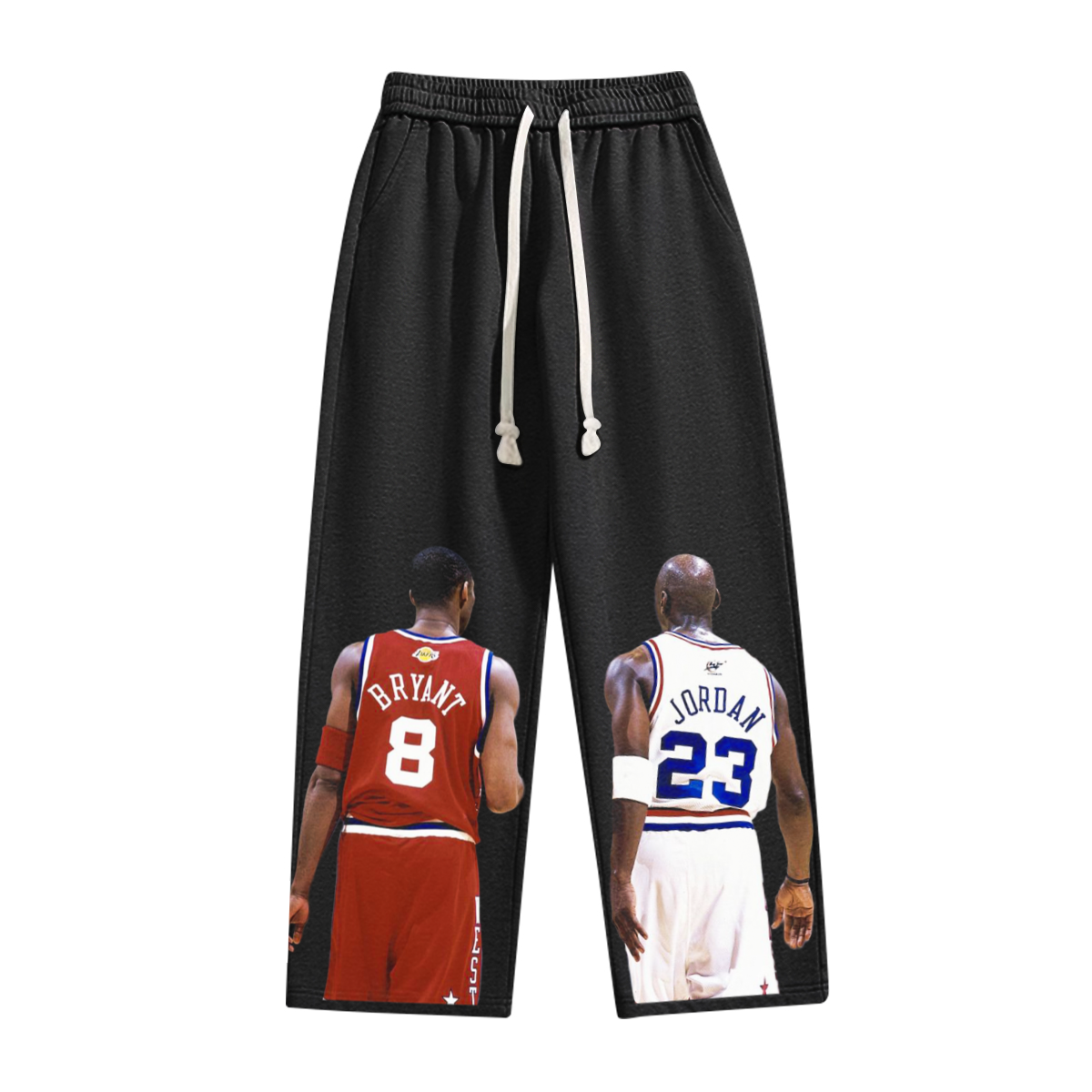 Jordan & Kobe Duel Loose Fit Cotton Jogger Sweatpants Streetwear Y2K Unisex Basketball Pants
