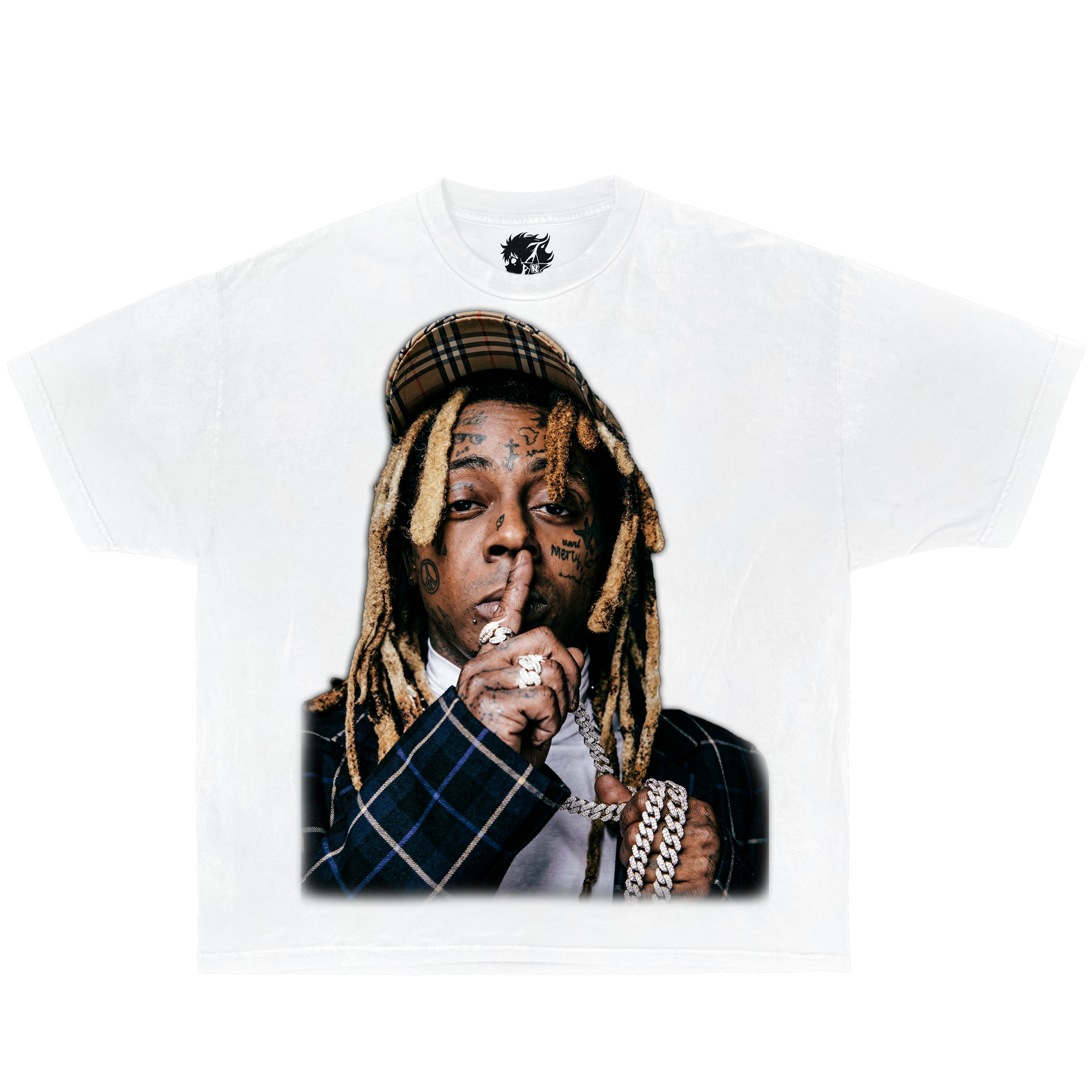 Lil Wayne Rap Legend Boxy Shirt Bootleg Tee Streetwear Y2K Oversized Graphic - Neniom