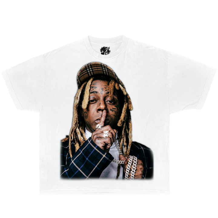 Lil Wayne Rap Legend Boxy Shirt Bootleg Tee Streetwear Y2K Oversized Graphic - Neniom
