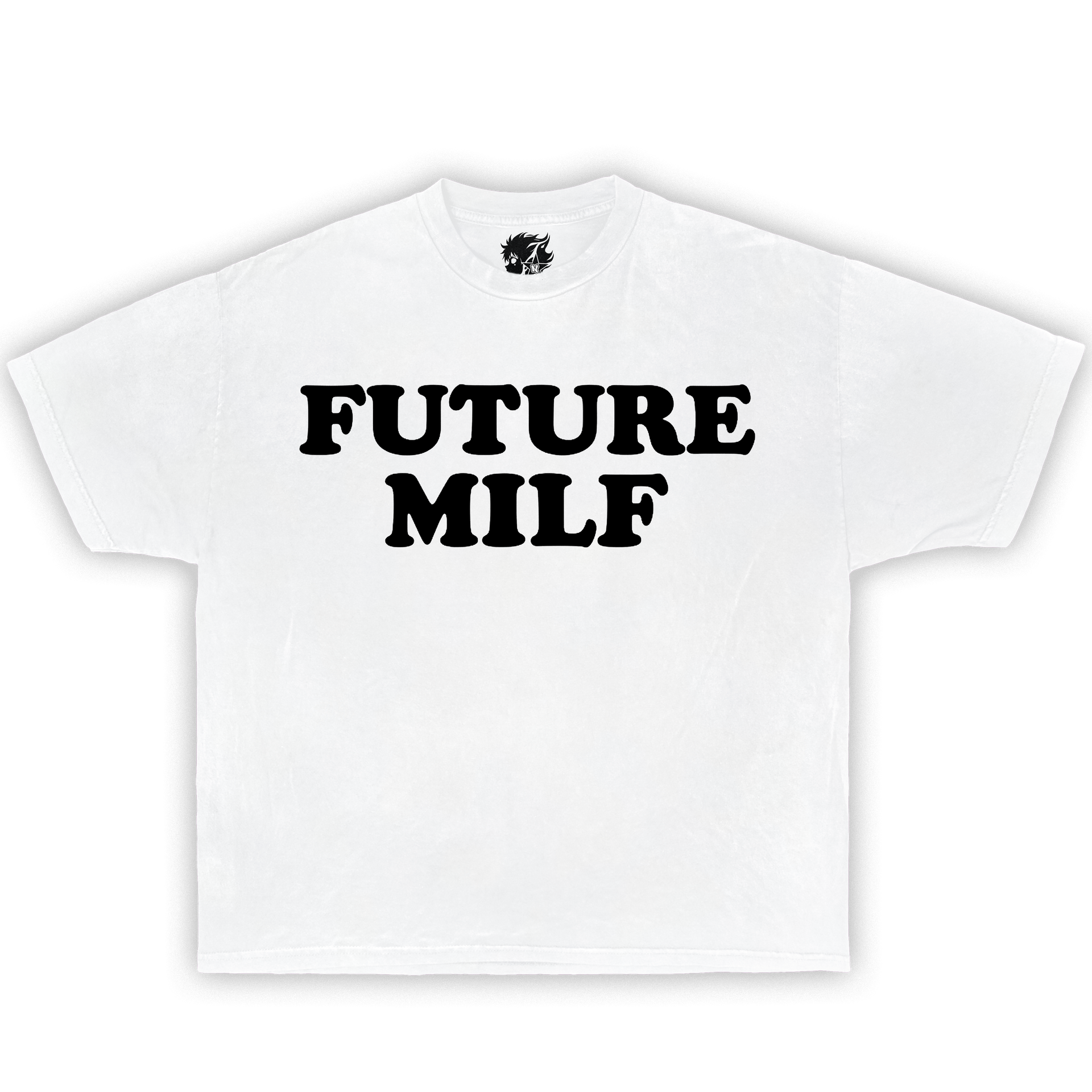 FUTURE MILF Bold Statement Oversized Boxy T-shirt Streetwear Graphic Y2K