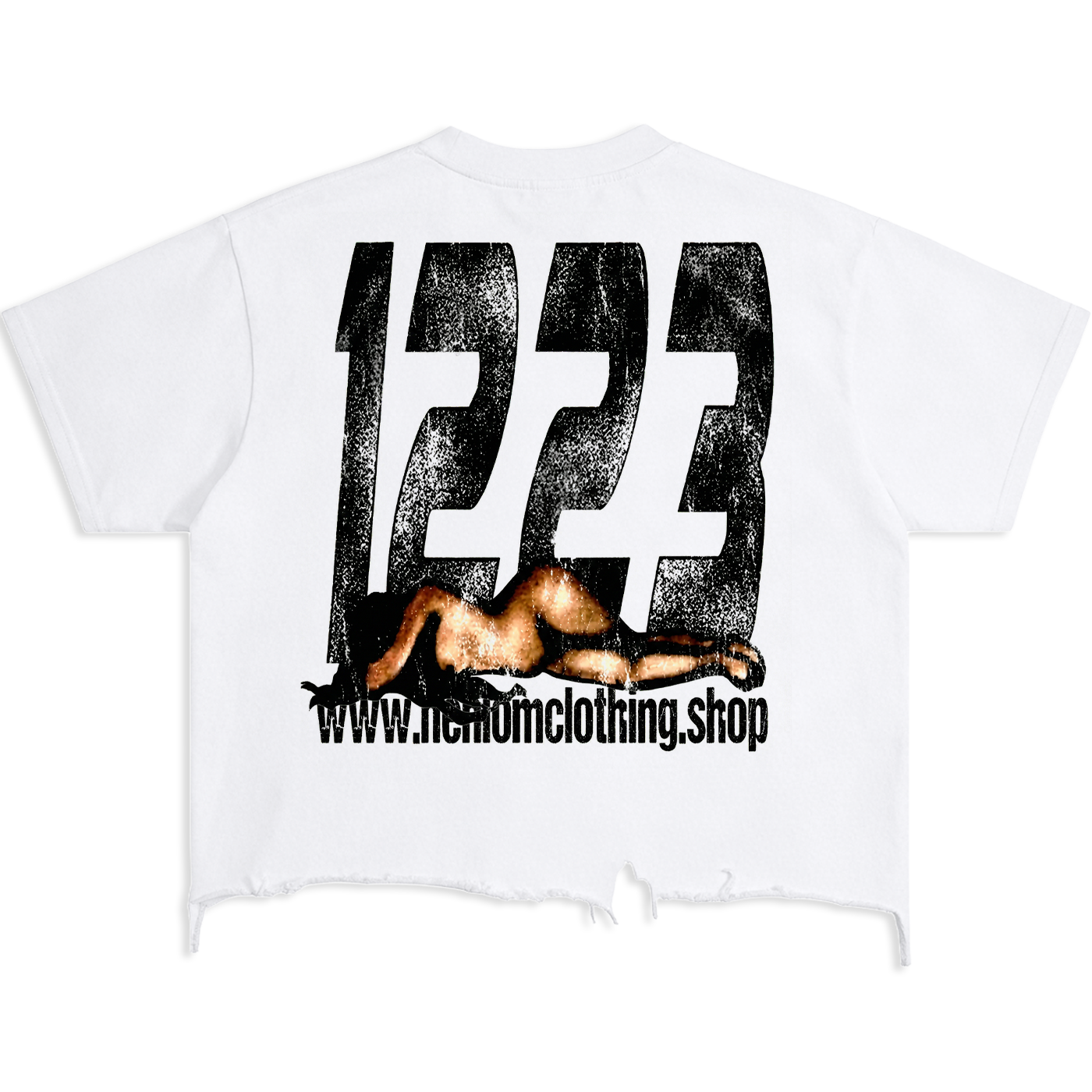 Endless Time Vintage Oversized Boxy T-shirt Streetwear Double Graphic Y2K - Neniom