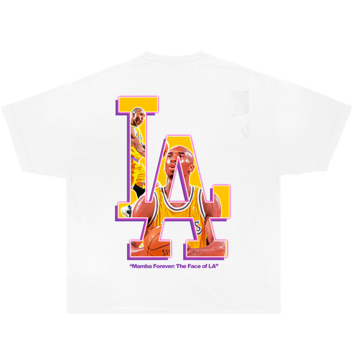 Kobe LA Boxy Vintage Shirt Streetwear Y2K Oversized Graphic Basketball Tees Neniom