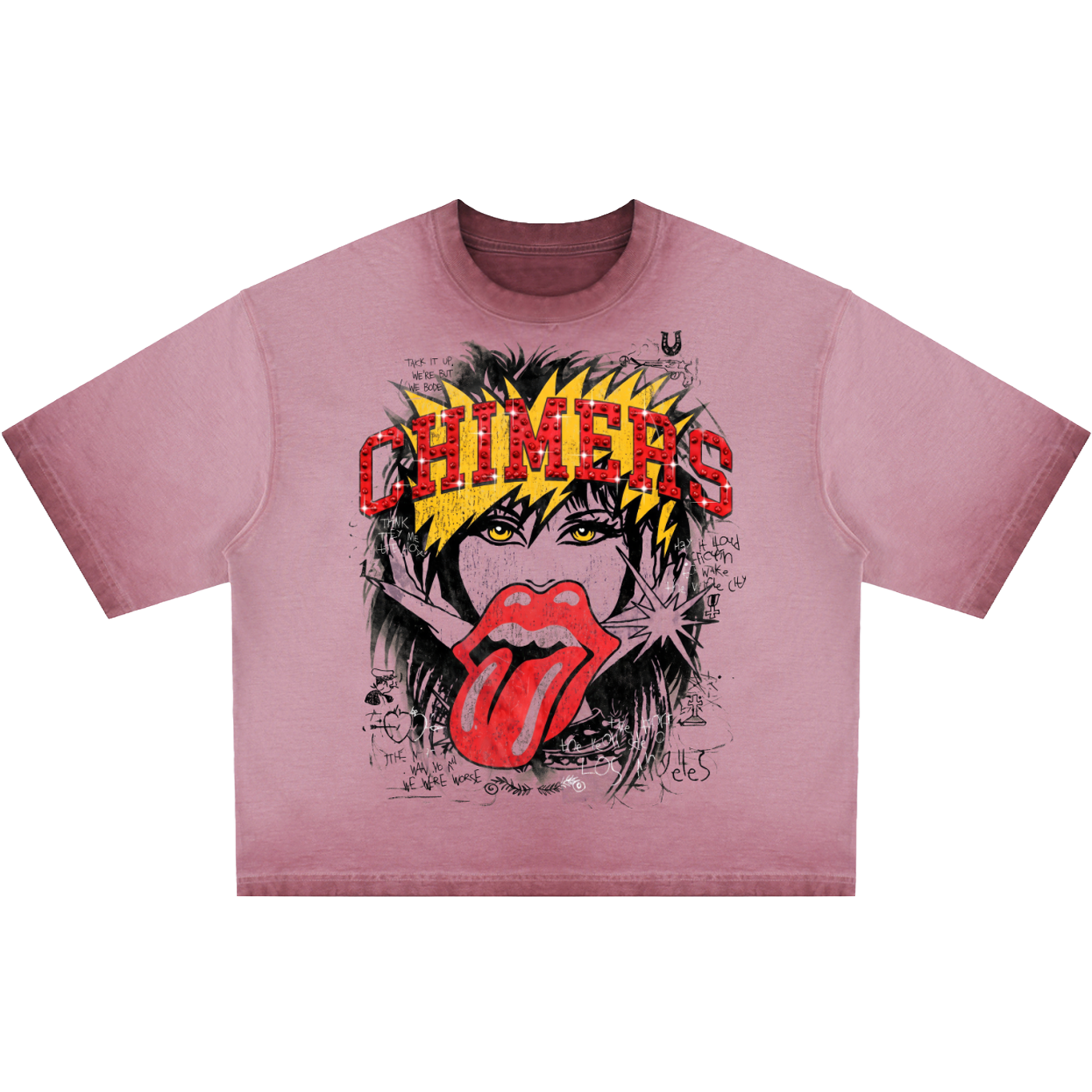 CHIMERA Reverse Dyed Boxy Streetwear Tee Shirt