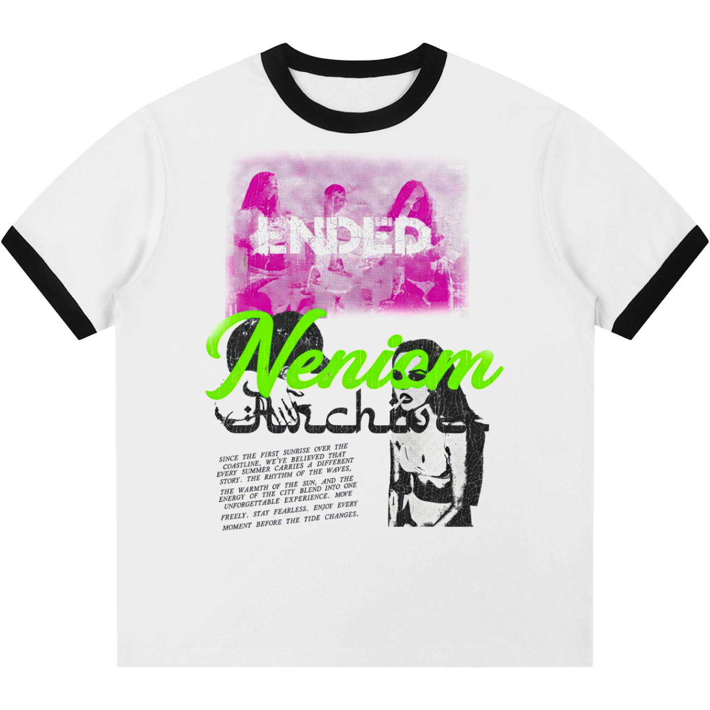 Neniom Archive Password Ringer Y2K Tee Shirt