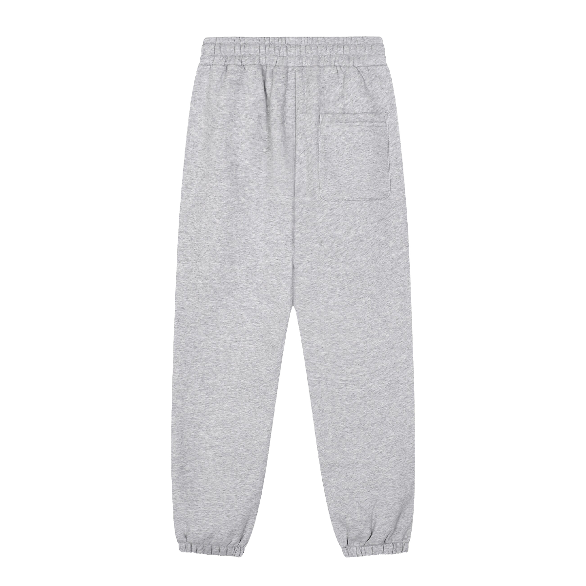 Eclipse Grey Tracksuit Contrast-Stitched Fleece Jogger Sweatpants Streetwear Y2K