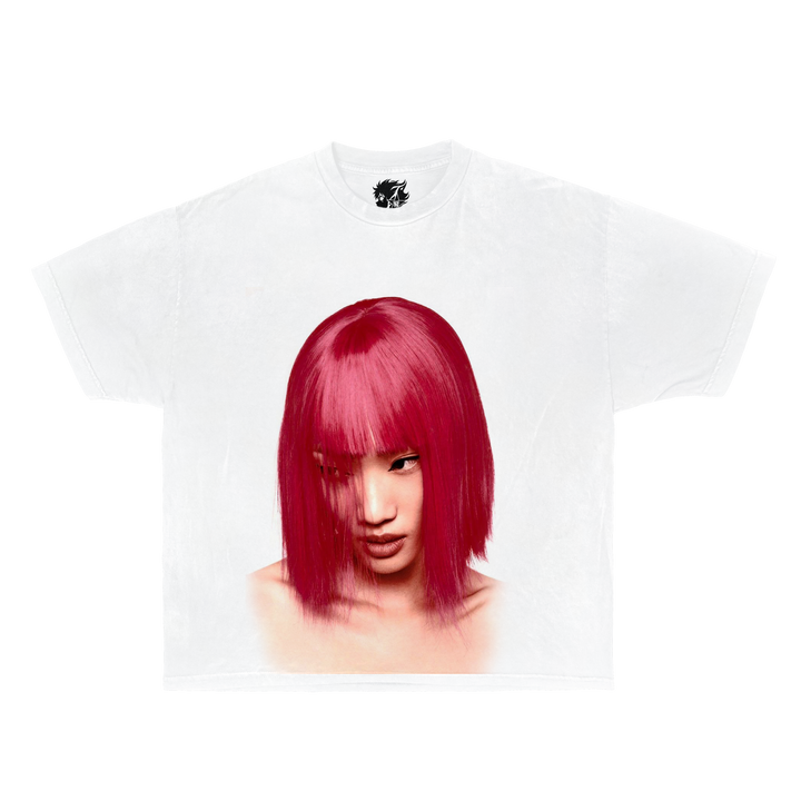 Red Hair Violent Girl Boxy Vintage Shirt Graphic Tee Oversized Streetwear Y2K Neniom