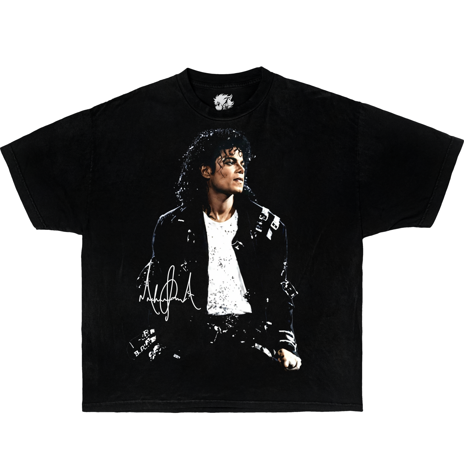 Michael Jackson King of Pop Shirt Vintage Boxy Tee Streetwear Y2K Oversized Graphic - Neniom
