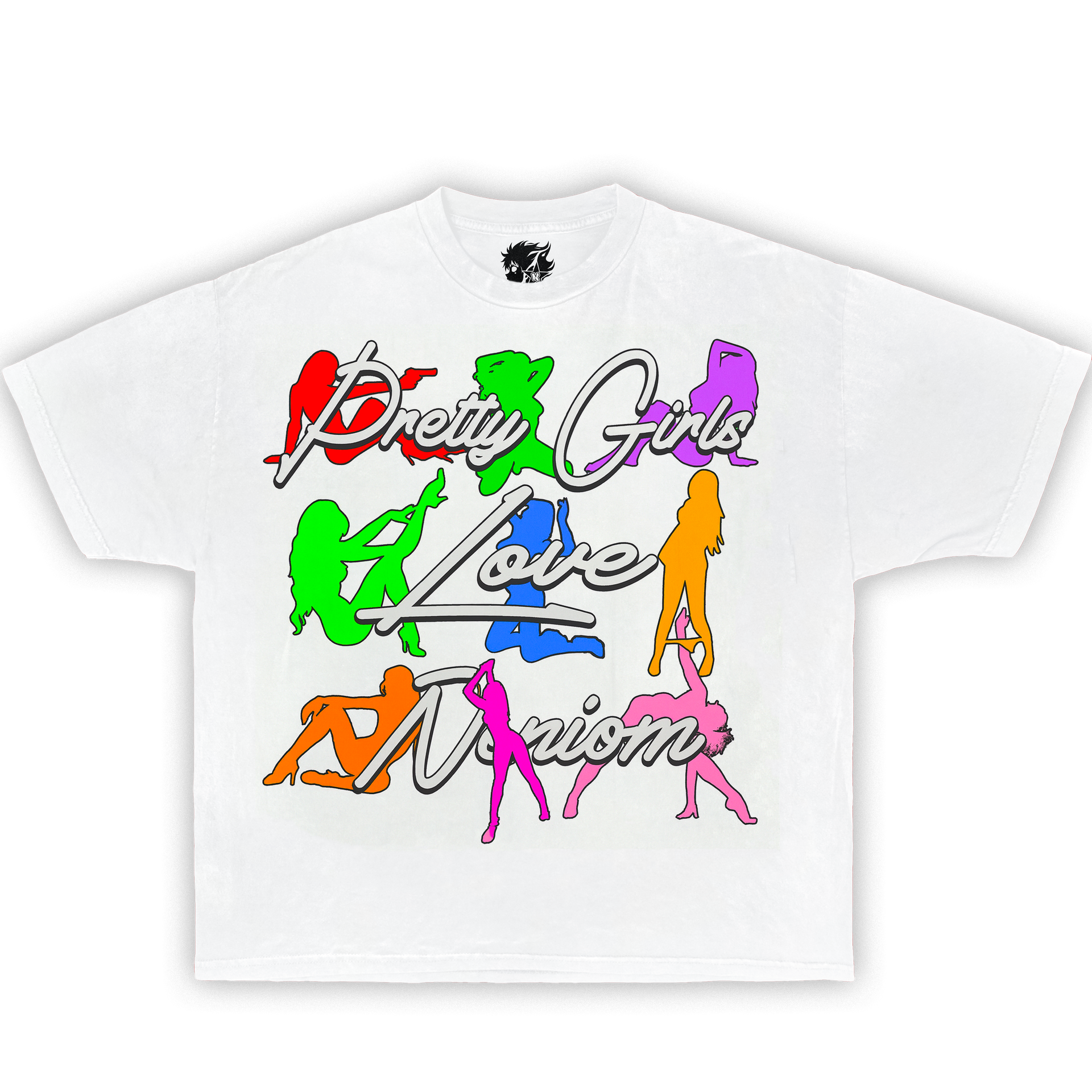 Pretty Girls Love Neniom Oversized Boxy T-shirt Streetwear Graphic Y2K