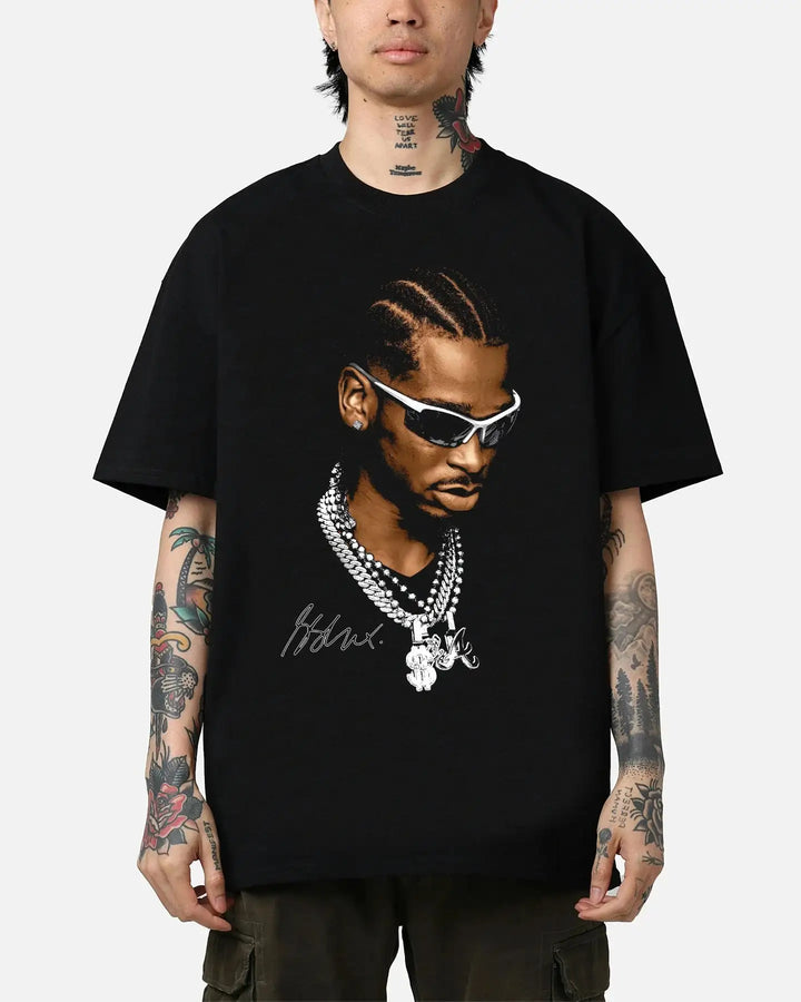 SHAI GILGEOUS-ALEXANDER Iced Graphic Boxy Vintage Shirt Streetwear Y2K Oversized Retro Unisex Neniom