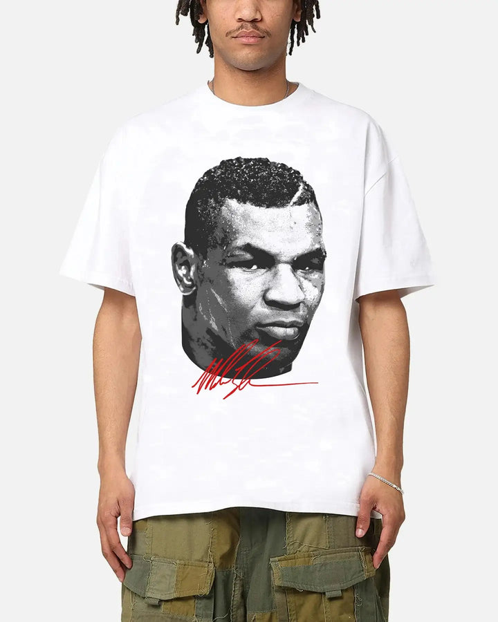 Mike Tyson Mean Mug Boxy Vintage Shirt Streetwear Retro Y2K Oversized Graphic Unisex Tees Neniom