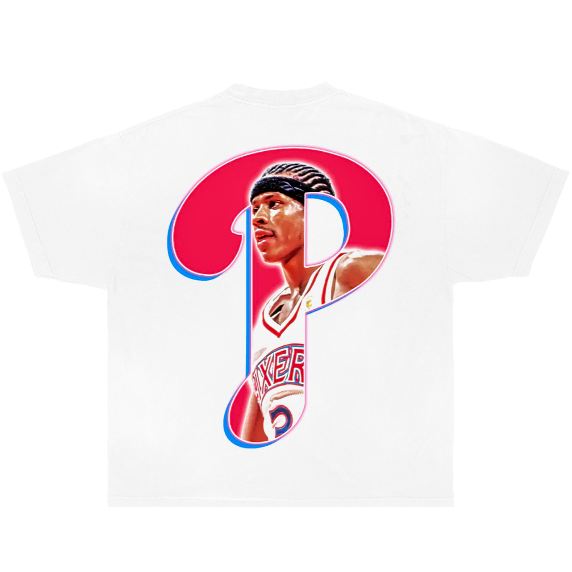 AI Iverson Philly Boxy Vintage Shirt Streetwear Y2K Graphic Basketball Tees Neniom