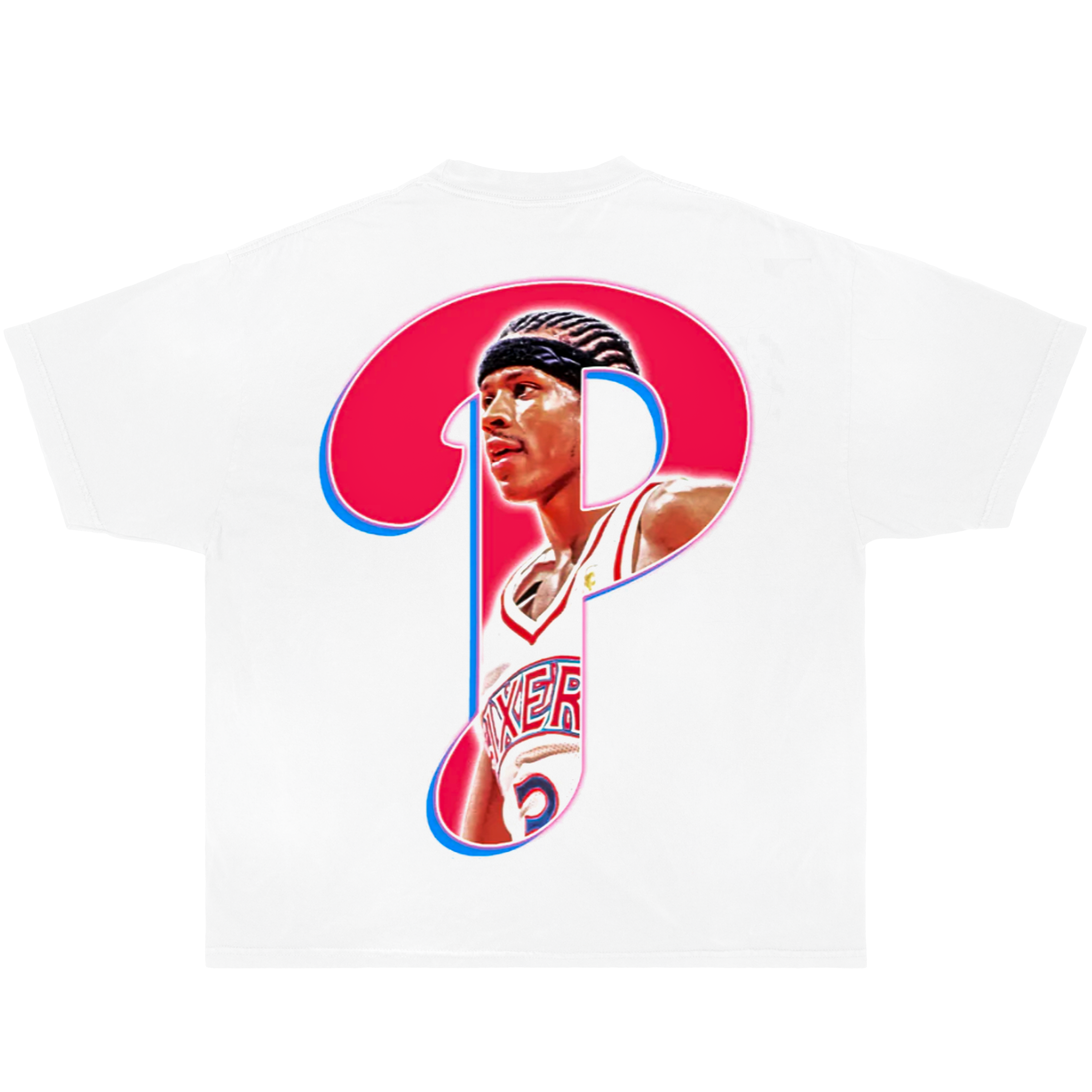 AI Iverson Philly Boxy Vintage Shirt Streetwear Y2K Graphic Basketball Tees Neniom
