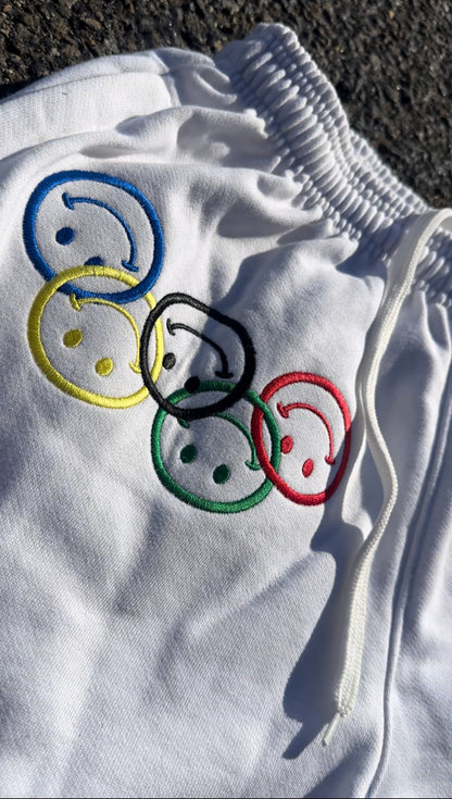 ★ LIMITED ★ Upside Face Olympic Sweatpants Streetwear Y2K Fashion