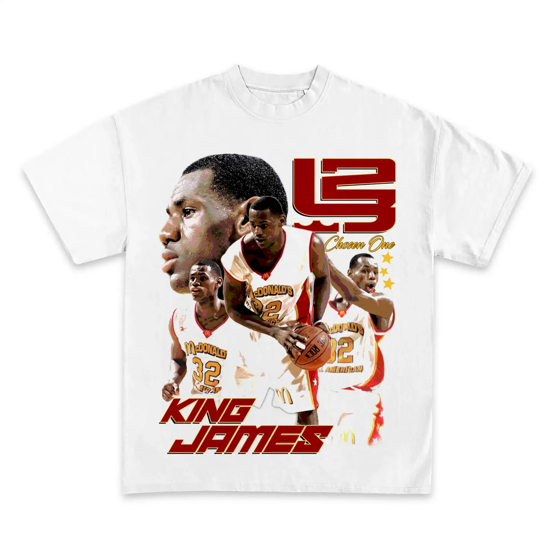 Lebron James 2003 All-Time Boxy Vintage Shirt Streetwear Y2K Graphic Basketball Tees Neniom