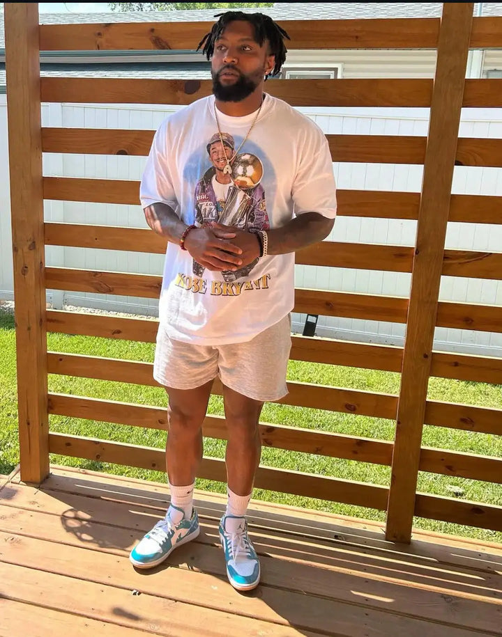 Mamba Forever Kobe Boxy Vintage Shirt Graphic Basketball Tee Streetwear Y2K Neniom