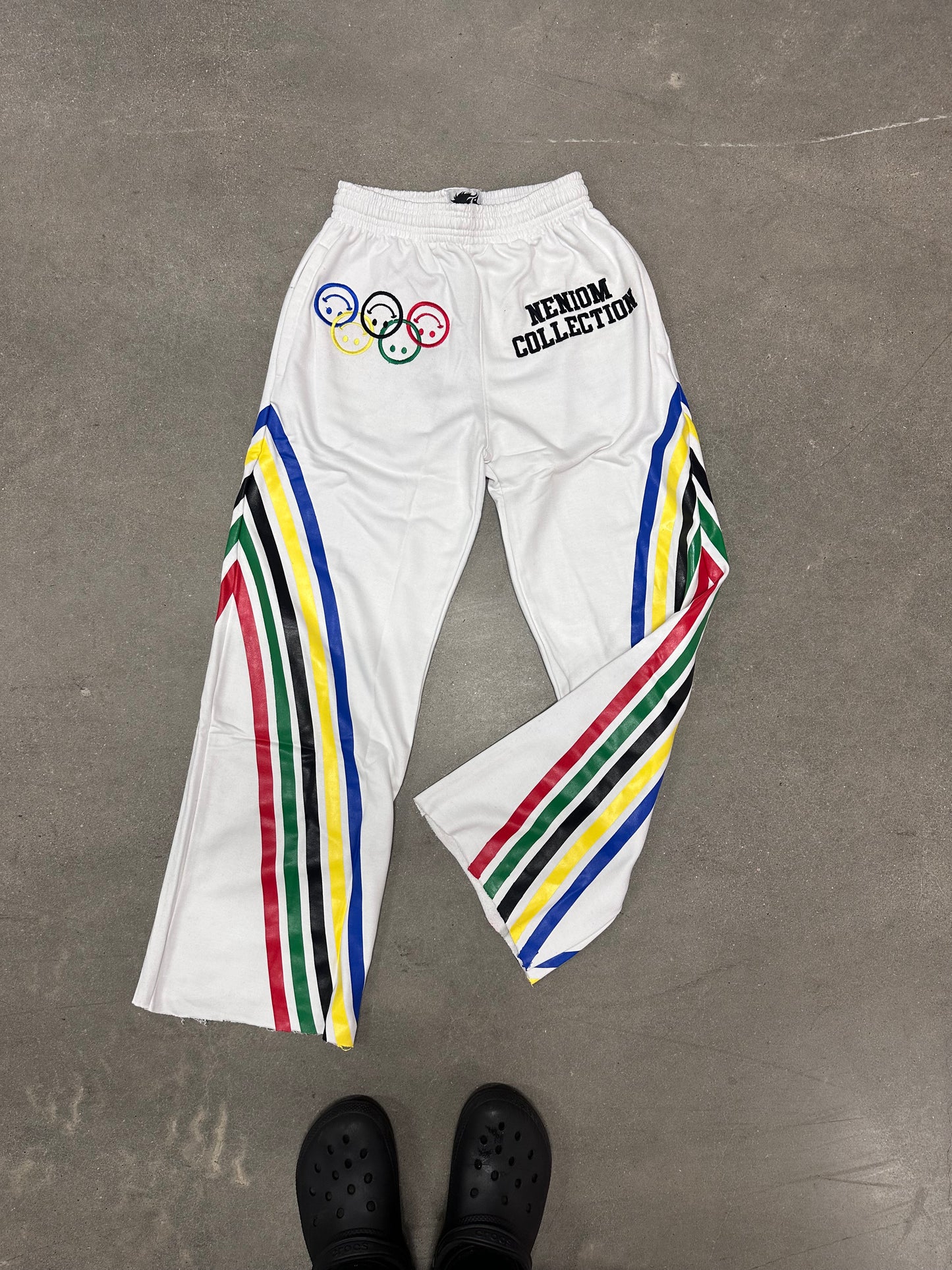 ★ LIMITED ★ Upside Face Olympic Sweatpants Streetwear Y2K Fashion