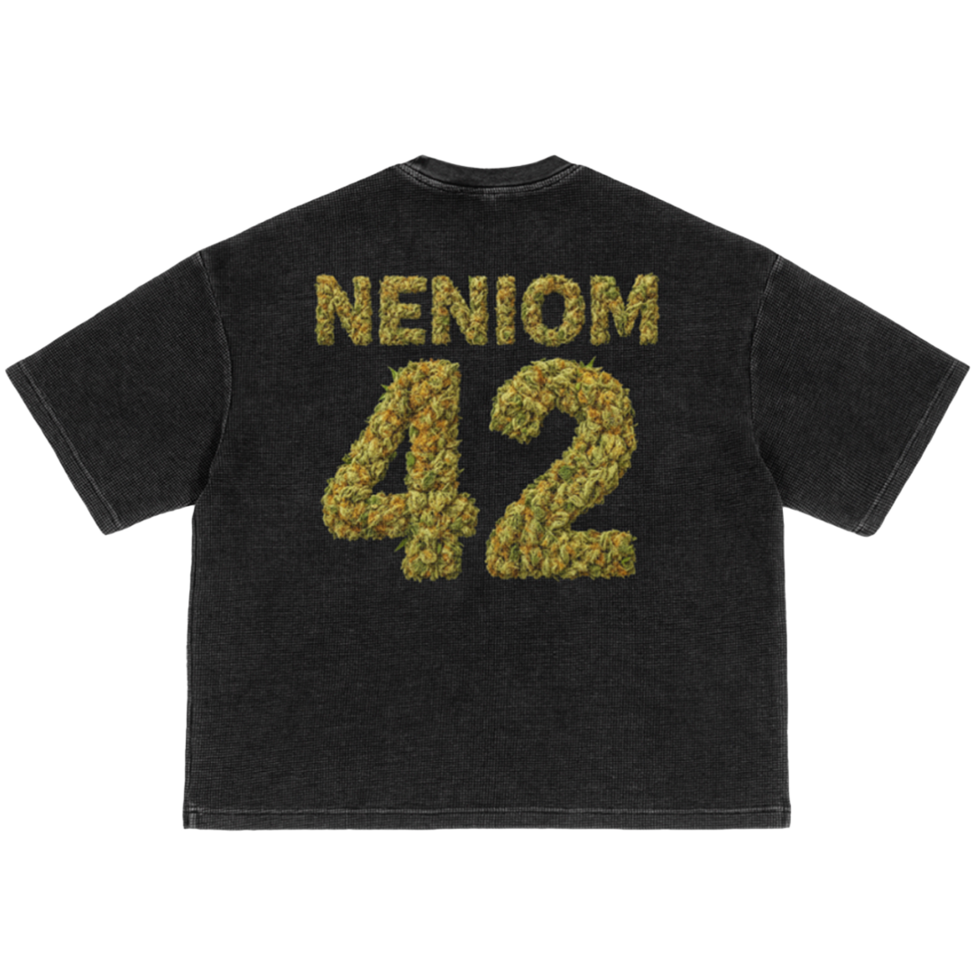 Luck Light Up Pack Waffle-Texture Washed Boxy T-Shirt